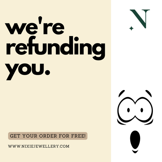 Get your order fully refunded this week