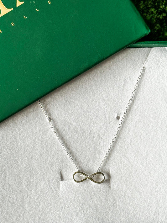 Infinity Loop Sterling Silver 18" Necklace | Delicate Style Necklace